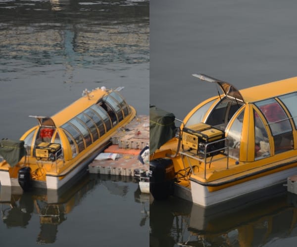 water bus in Lucknow.