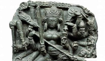 maa durga murti again got established in this museum of kashmir
