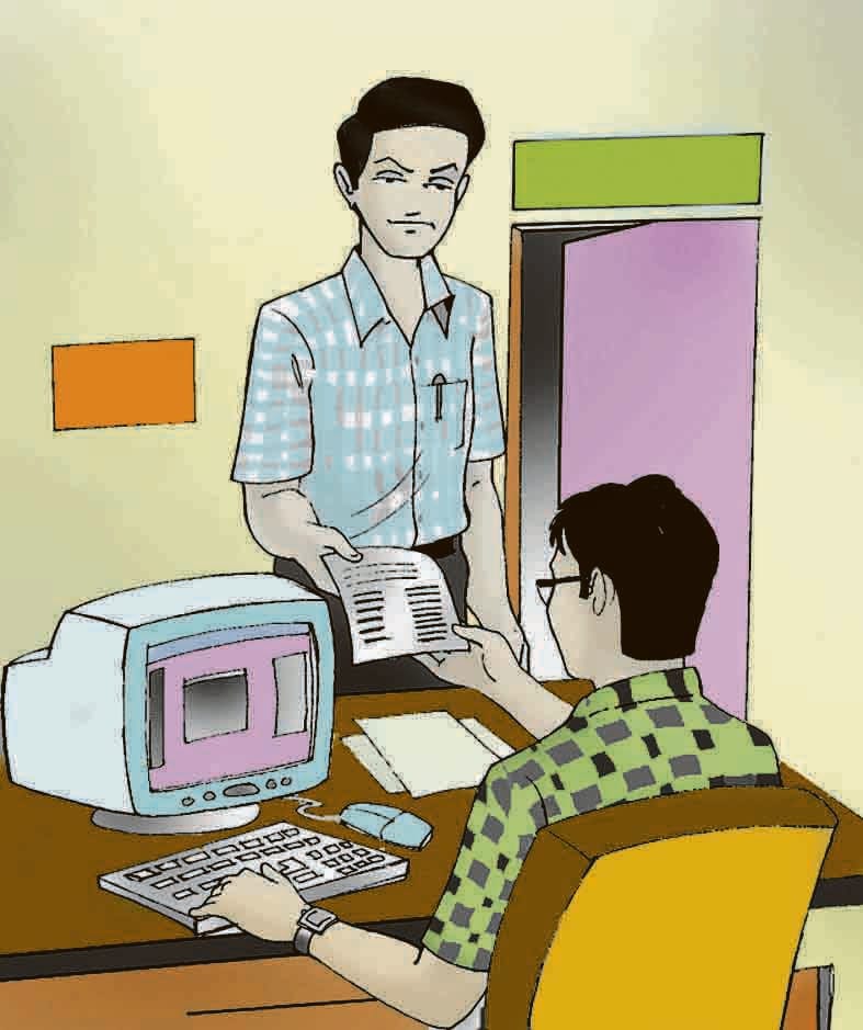 Gram panchayat officer retiring