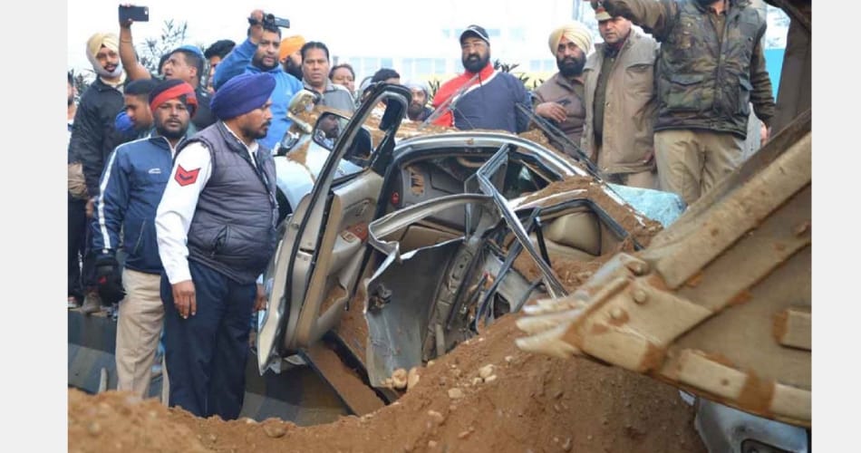 Roadways officer son died in road accident at jalandhar