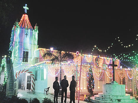 Churches Merry Christmas, Merry Christmas lyrics conveyed congratulations