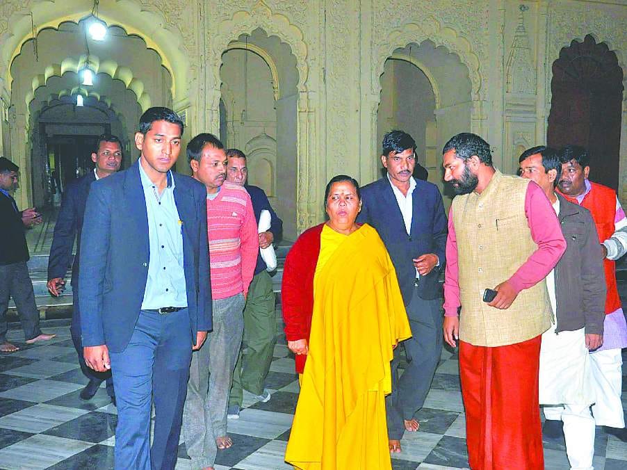 Uma Bharti visited Ayodhya