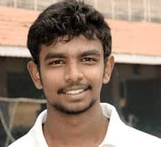 Aswin Christ took 6 wickets against karnataka 