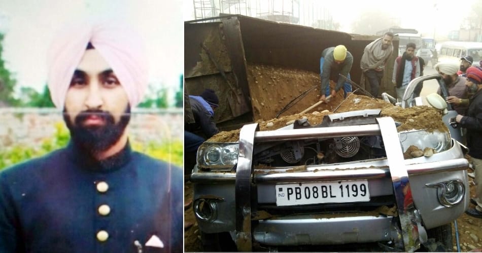 Roadways officer son died in road accident at jalandhar