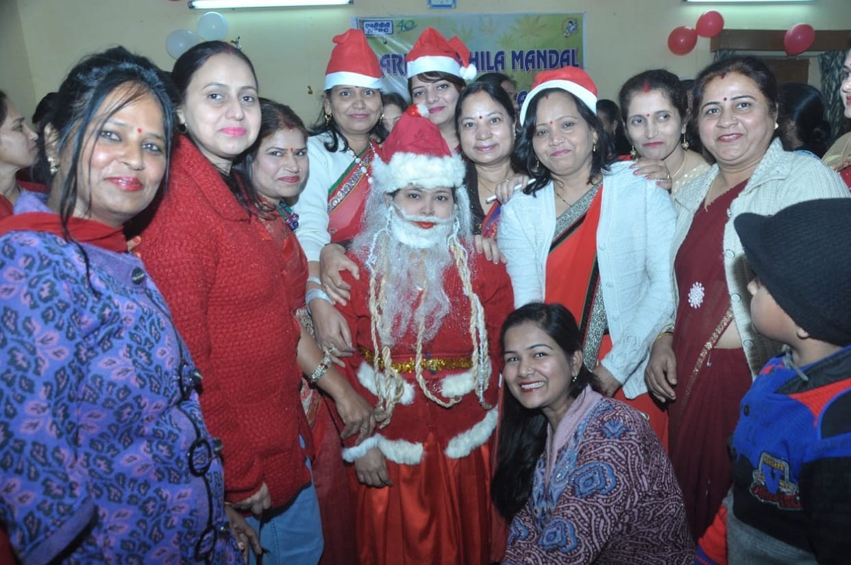 Children dominated the Christmas joy