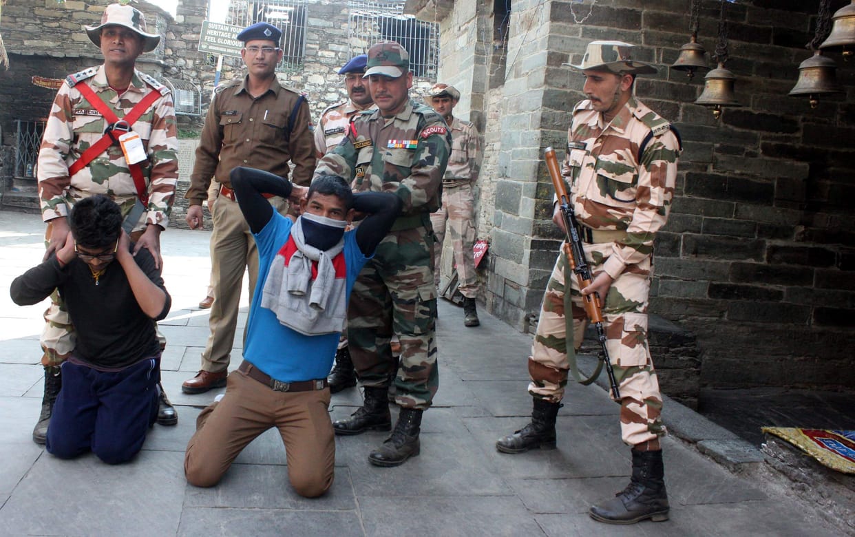 Mokdril: terrorists from entering the temple created panic