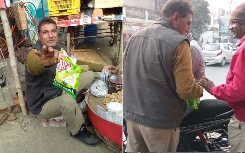 viral pics of UP police in year 2016