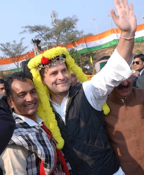 Rahul Gandhi Dance on Himachali Nati at Dharamshala Rally.