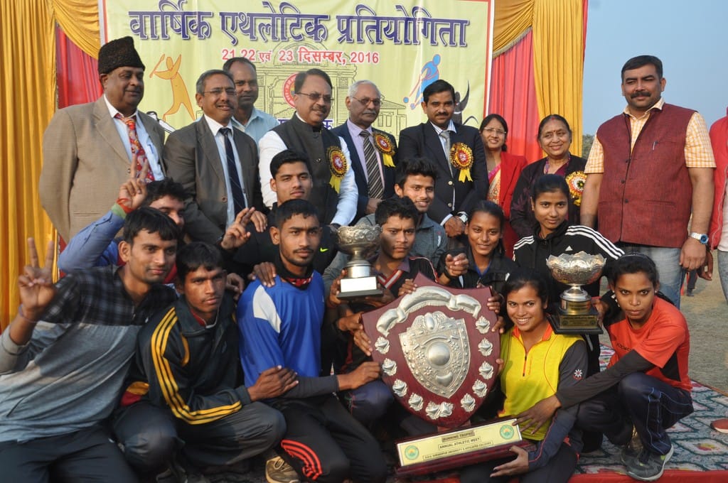 Ankita and Vasudeo become the best player of athletic meet