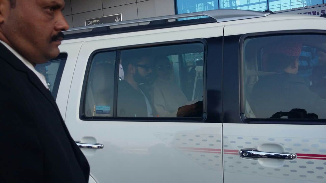 anushka sharma and virat kohli in haridwar.