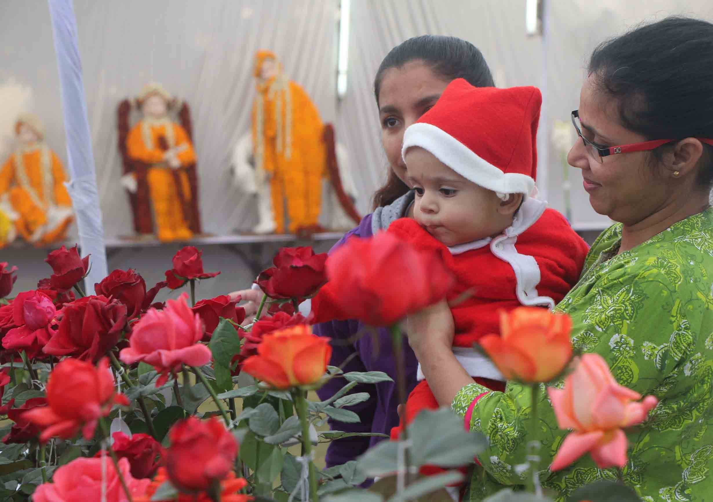 on the occasion of malviya jayanti bhu campus decorated with flower and deep