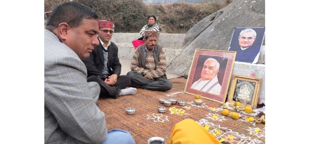 Atal bihari vajpayee birthday celebration in Manali