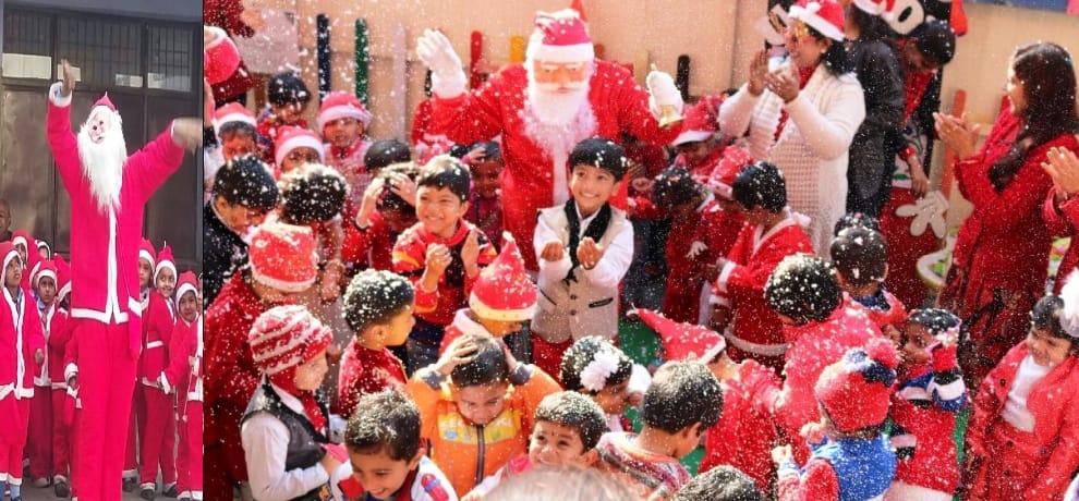 Tricity celebration of Christmas, Santa Claus, the hit color