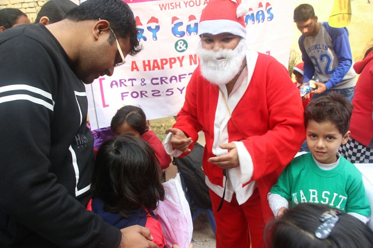 happy christmas celebration in varanasi