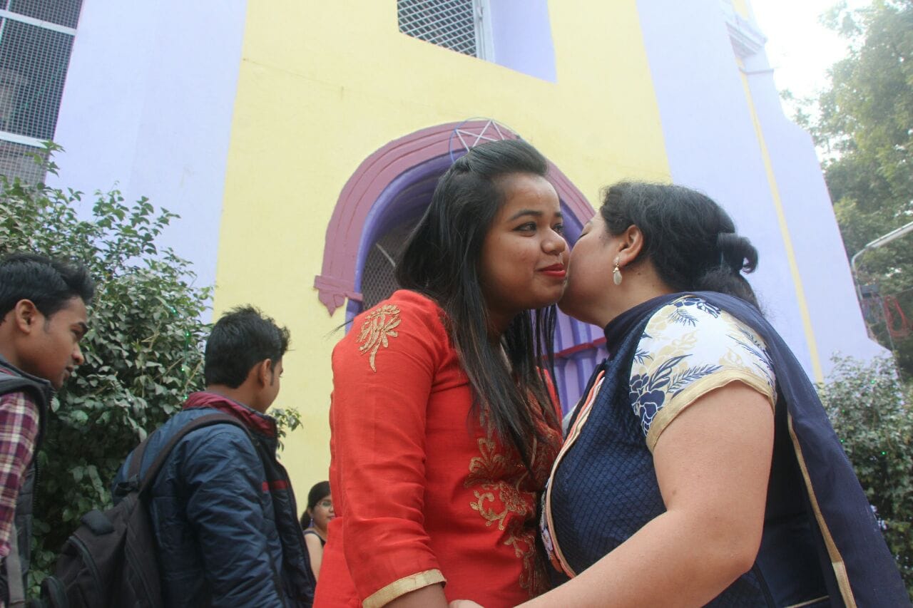 happy christmas celebration in varanasi