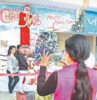 christmas, santa, gifts, cake, kaithal