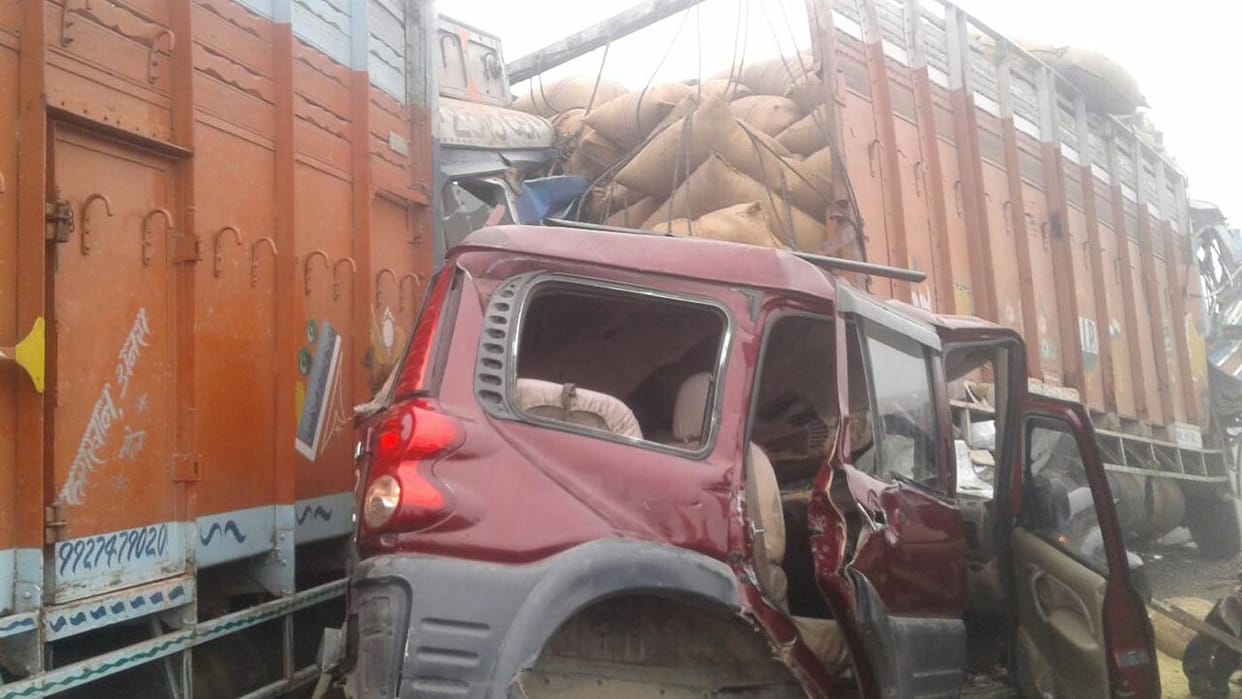 Fog murderous journey, two killed
