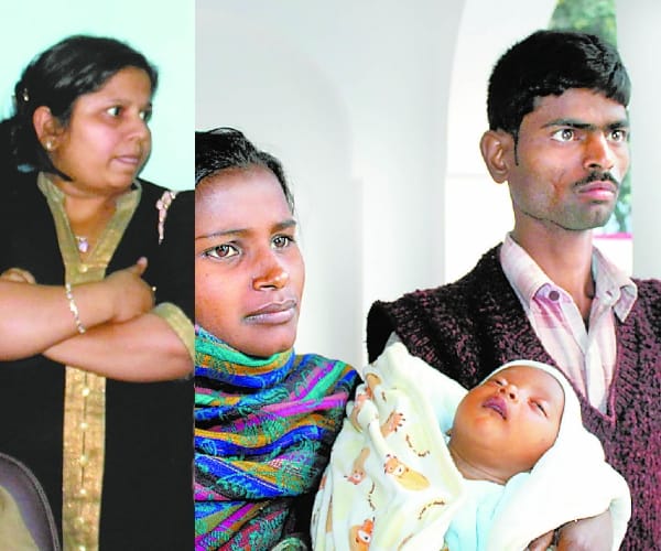 A builder's wife kidnapped a child.
