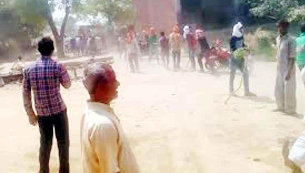 firing in village three injured