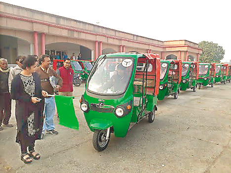 E-rickshaws were delighted eligible