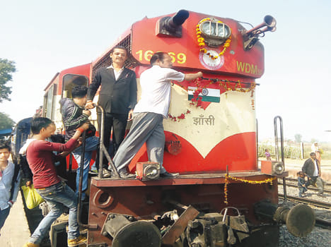Jhansi Passenger decorated