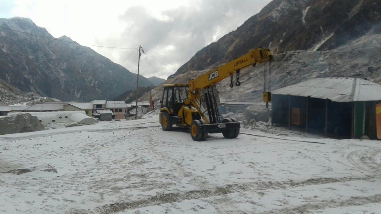 snowfall in kedarnathdham