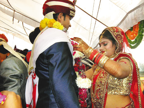 45 marriages in mass wedding