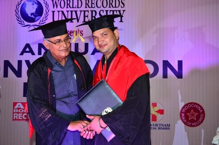 23 world record owner memory king of haryana dr. himmat bhardwaj profile and records