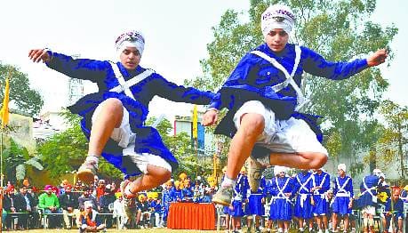 Punjabi martial arts show Sikh community spirit