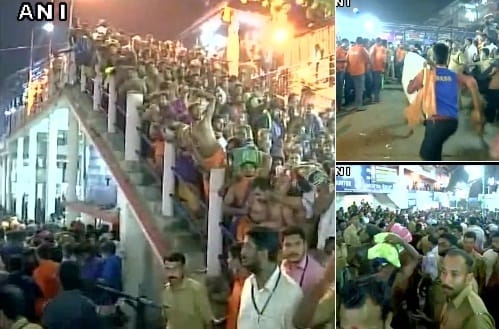 Kerala: Sabarimala temple stampede injured 20 pilgrims, two seriously injured