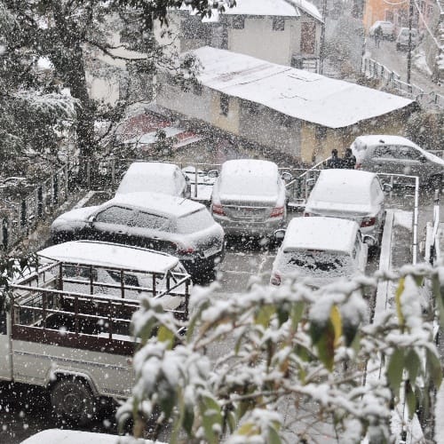 After 25 years snowfall in himachal pradesh on the eve of christmas 2016