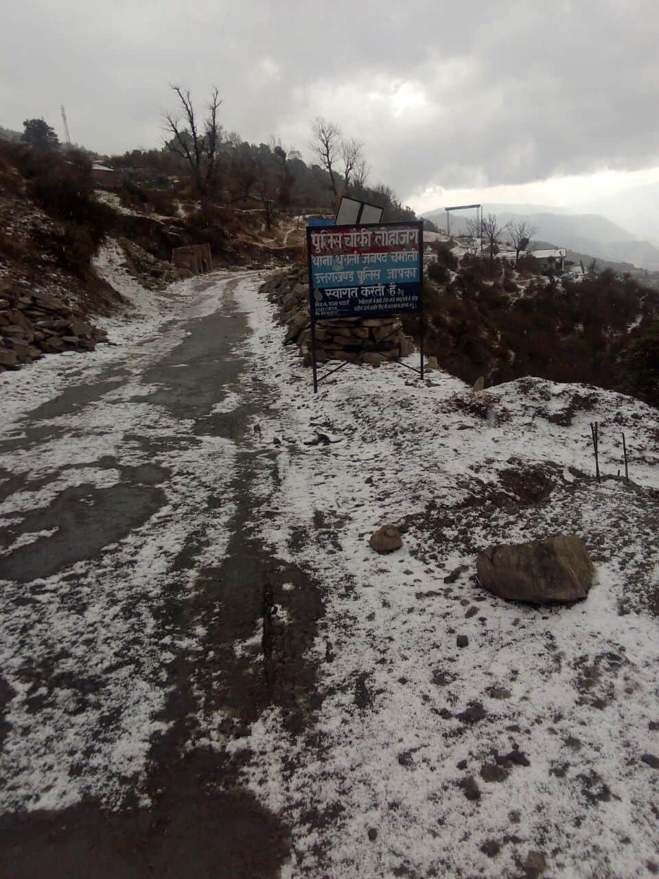 snowfall in kedarnathdham
