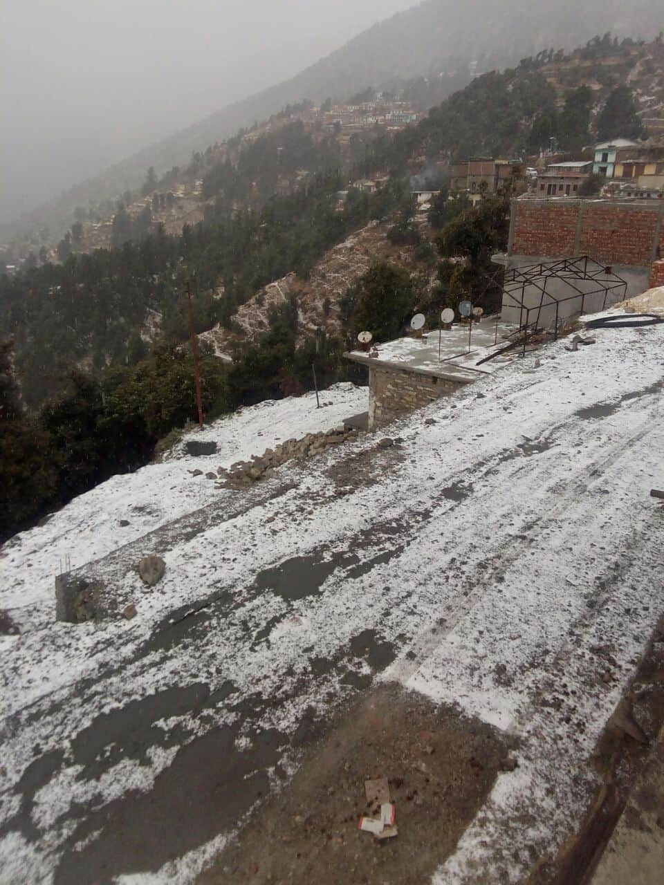 snowfall in kedarnathdham