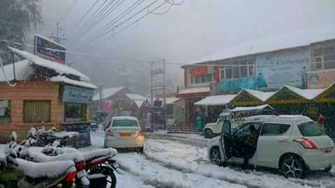 snowfall in dhalousie