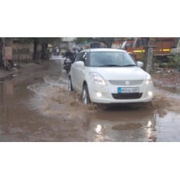 The first cold rain and hail Bdhain troubles, Ambala Cantt