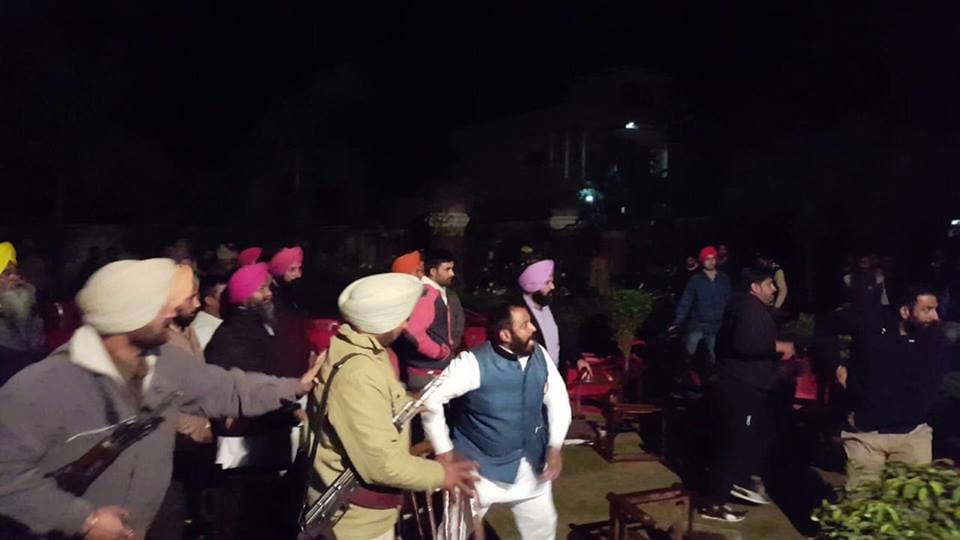 clash in congress meeting at kapurthala punjab