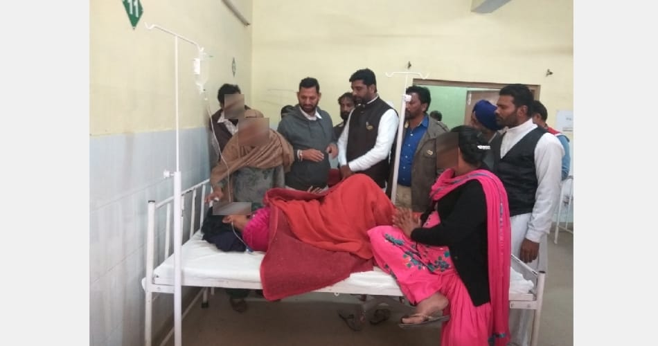 acid attack on nine ladied in land dispute at kapurthala