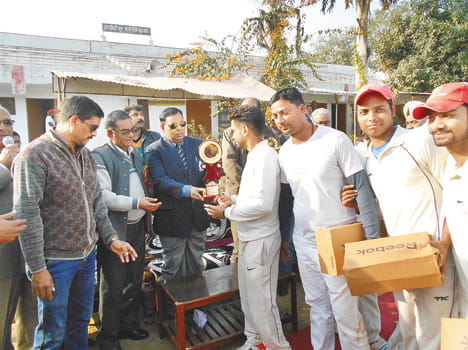 Khanpur club capture the trophy