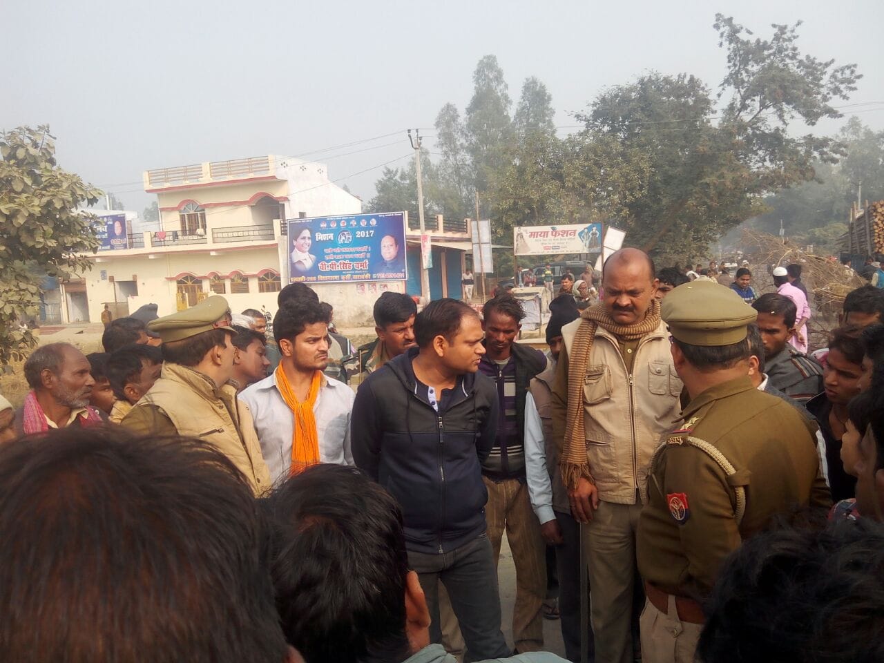bike rider met with brutal accident in barabanki