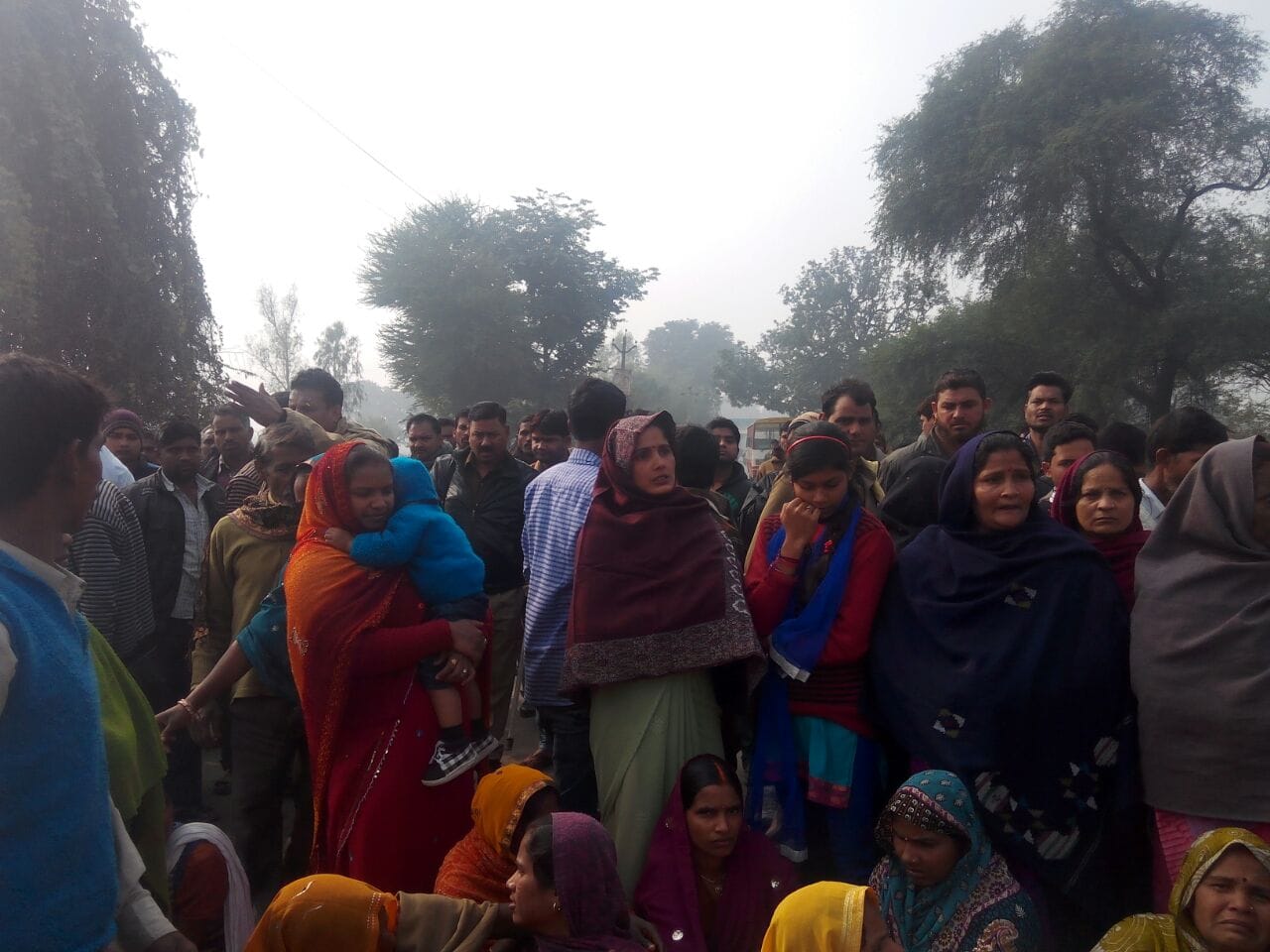 bike rider met with brutal accident in barabanki