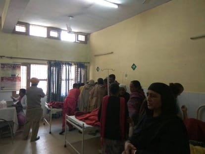 acid attack on nine ladies in land dispute at kapurthala