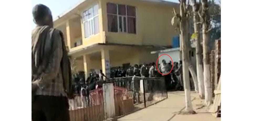 Teacher beaten up by students for molesting school girls