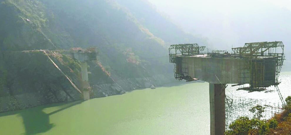 Bagchhal Bridge on the satluj river construction not completed in 11 years