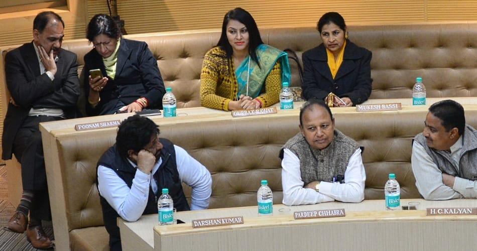 Chandigarh MC house meeting, Mayor arun sood and chabra