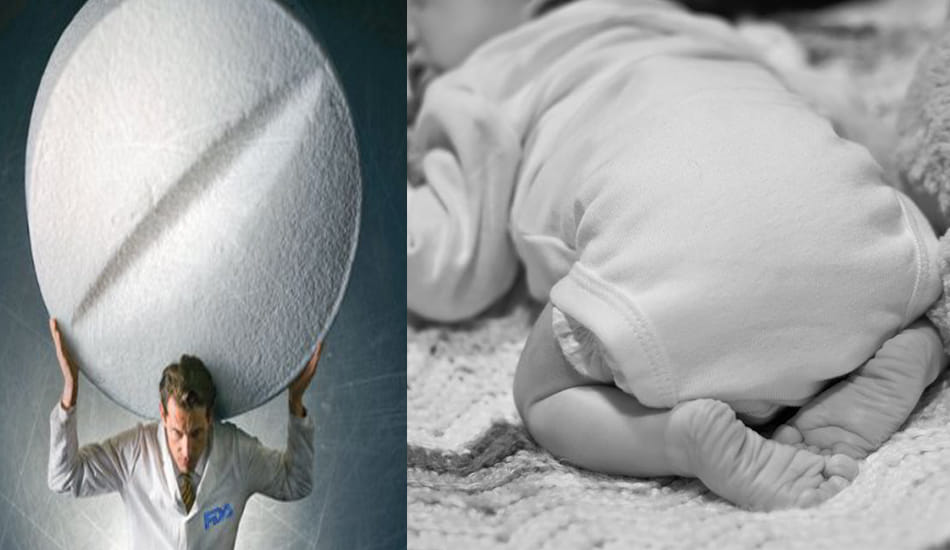 death of a child by a big medicine pill
