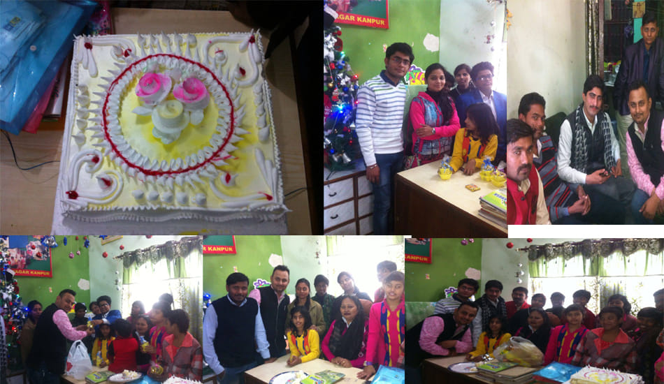 christmas celibration with children