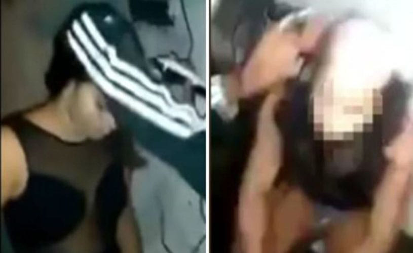Gangster's girlfriend is forced to have her head shaved