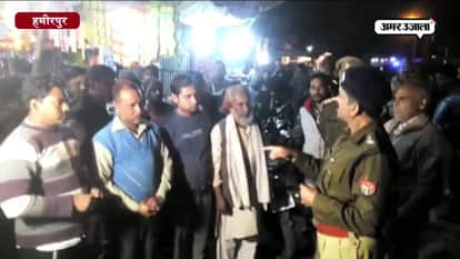 Sp city on patrolling in hamirpur 