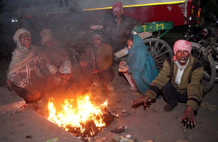 In the first shock of the cold weather, cold wave
