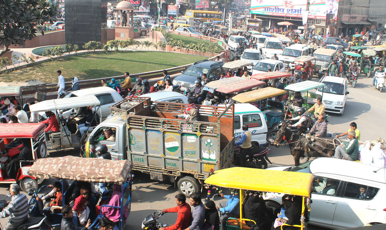 The entire city was broken pipeline jam